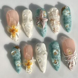 オーシャンジュエルネイル - 海辺のきらめきコレクション